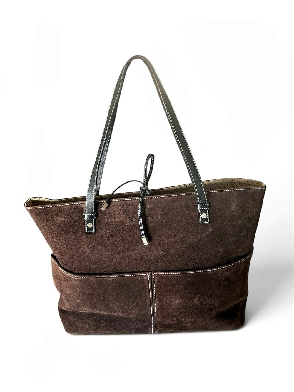 kate spade Brown Suede Tote Bag